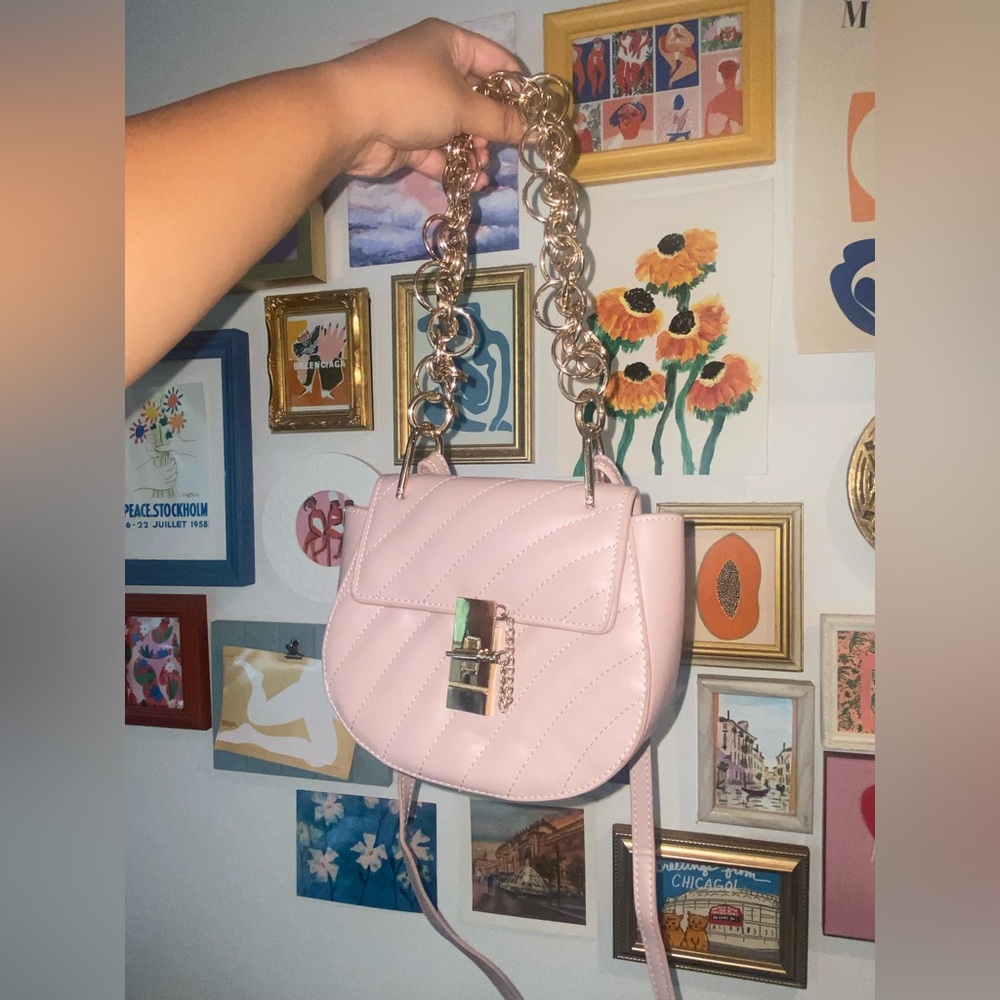 Francesca’s Dusty Pink Crossbody Bag